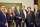 Gruppenbild mit sechs Männern und einer Frau